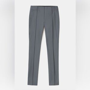 NWT Lafayette 148 New York Gramercy Slim Stretch Pants in shale.